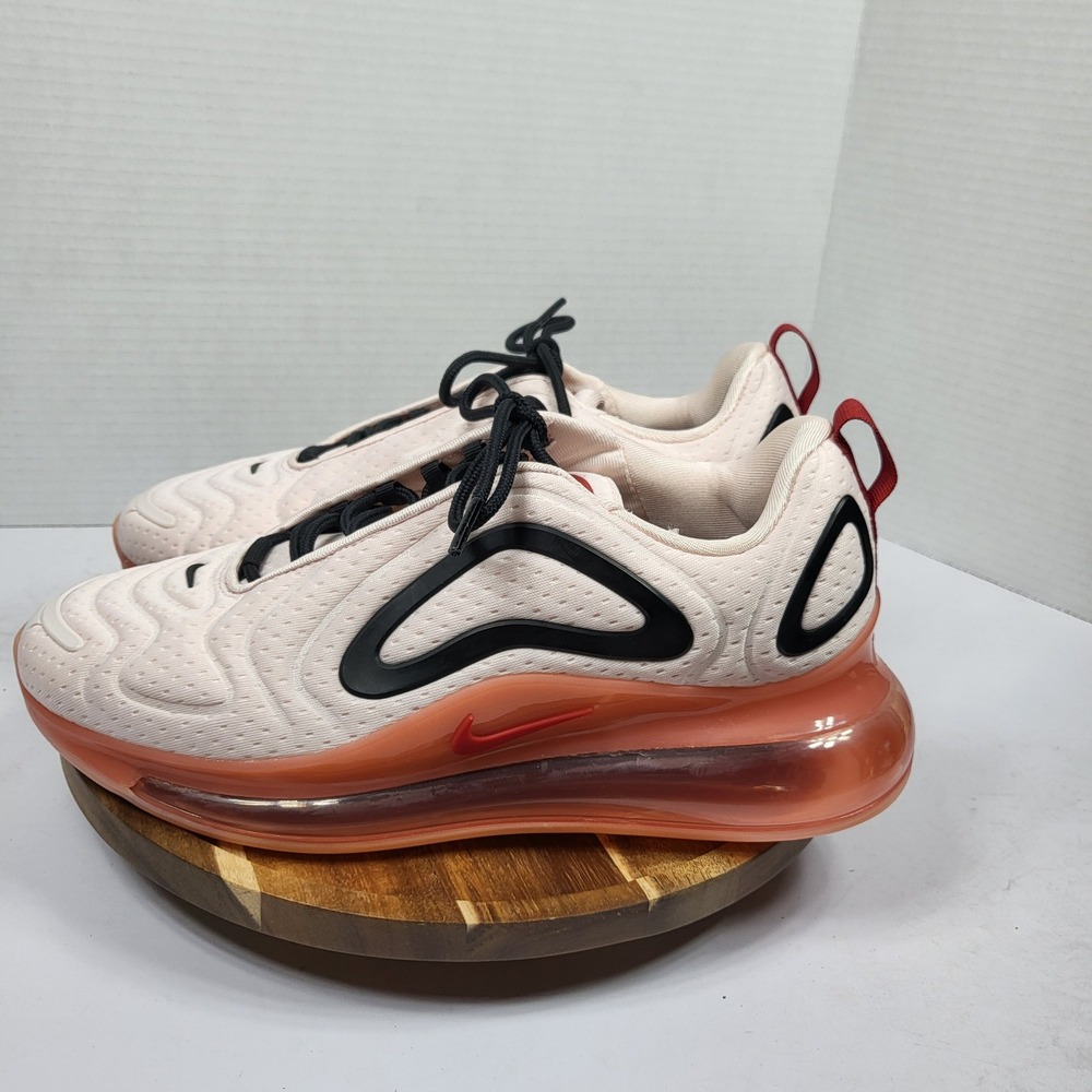 Nike Air Max 720 Women 9.5 Ivory Ember Glow Excellent AR9293-602 Running Shoes